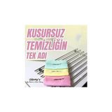 Şanal Orijinal Ilbays Temizlik Bezi Avantaj Paketi 2x3 Lü Paket (Toplam 6 Adet) Microfiber Temizlik Bezi - 11 m - 000-Siyah