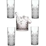 Şanal Pasabahce Paşabahçe Timeless Rakı Bardağı Buz Kovası Seti 6 Parça