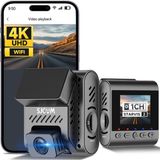 Şanal Sjcam M60S Araç Kamerası, 3 Kanallı Ön/iç/arka, 2,0 Inç Tft Ekran, Wi-Fi, 4K 30FPS, Sony Starvıs Sensör, Wdr, 24 Saat Park Modu, G-Sensör
