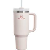 Şanal Stanley Quencher Pipetli Termos Bardak, Pembe Kuvars (Rose Quartz), 0.89 Litre - Acı Yeşil