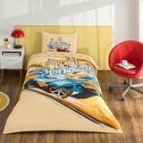 Şanal Taç Lisanslı Hot Wheels Winner Tek Kişilik Pamuk Nevresim Takımı - 001-Renkli