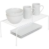 Şanal Tel Organizer Dolap Depolama Rafı 22X40CM Beyaz (6) - 001-Renkli
