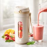 Sanal Ticaretiniz Kişisel Smoothie Blender Taşınabilir Şarjlı Öğütücü - Beyaz