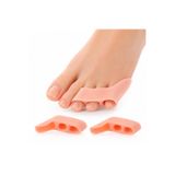 sanal trend 1 Çift Ayak Küçük Parmak Ayırıcı Silikon Çekiç Parmak Düzeltici Serçe Parmak Koruyucu 2 Adet