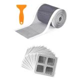 sanal trend 4 Metre 12 Cm + 10 Adet 10 Cm Gider Süzgeci Kullan At Saç Kıl Tüy Toplayıcı Tel Süzgeç