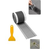 Sanal Trend 4 Metre 12 cm Banyo Duş Gider Süzgeci Gider Koruyucu Sineklik Tamir Aparatı Kesilir Koruyucu File - Gri