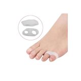 sanal trend Ayak 2 Parmağa Geçen Serçe Parmak Yüzük Parmak Ayırıcı Makaralı Silikon Nasır Önleyici Bunyon