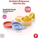 Şanal Tupperware Çok Amaçlı Mutfak Gereci- Limon Sıkacağı-Yeni Renk