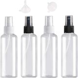 Şanal Usmlicer 4 x 100 ml Sprey Şişesi, Şeffaf Boş Ince Sis Püskürtme Şişesi, Seyahat - Plastik Parfüm Püskürtme Şişesi, Boş Püskürtme Şişesi, Püskürtme Şişesi - 0-Koyu Mavi - 1 Adet