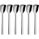 Şanal Wmf Nuova 6 Parça Dondurma Kaşığı Seti, 14 Cm, Cromargan® Yüksek Kaliteli Parlak Paslanmaz Çelik, Bulaşık Makinesinde Yıkanabilir - 0 - 19 L