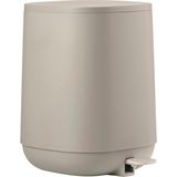 Şanal Zone Denmark Time Banyo Için Çöp Kutusu, Küçük Kozmetik Kovası, Kapaklı Çöp Kutusu, Çap 20,8 Cm, Yükseklik 27,5 Cm, Kapasite 3 Litre, Beton - 0 - 199 ml - 000-Siyah