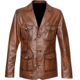 Sanalbolluk Safari Model Taba Renk Klasik Ceket - 54 - 56