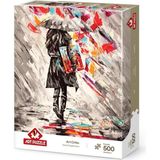 Sanat Eleştirmeni 500 Parça Puzzle - 0 - 19 lt - Çok Renkli