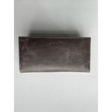SANAT LEATHER SL-2161 Hakiki Deri Telefon Bölmeli Unisex Cüzdan - Crazy Gri