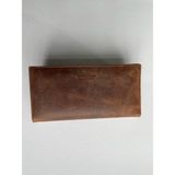 SANAT LEATHER SL-2161 Hakiki Deri Telefon Bölmeli Unisex Cüzdan - Taba - Taba