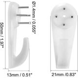 Sanat Markt Kolay Çivi - Tablo Duvar Askısı Çivili No: 5cm - Paket Içeriği 4 Adet - 5 cm