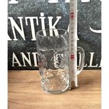 Sanat Taciri 0.5lt Erdinger Bira Bardağı Arjatin Bira Bardağı Kulplu Bira Bardağı - Renkli