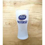 Sanat Taciri 1 Adet 0.3lt Efes Pilsen Bira Bardağı Pastörsüz Bira Bardağı - Bej Rengi - Açık Mavi