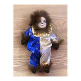 SANAT TACİRİ 21 Cm El Boyama Avrupa Bebek Antika Porselen Bebek Oyuncak Palyaço N0 9709