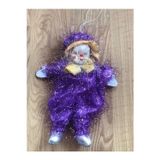 SANAT TACİRİ 30 Cm El Boyama Avrupa Bebek Antika Porselen Bebek Oyuncak Palyaço N0 85907