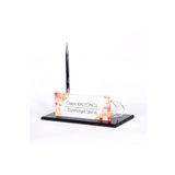 SANATBLOĞU 3D GÖRÜNÜMLÜ ÇİÇEKLİ MASA İSİMLİK GÜMÜŞ SET CLK-1785