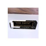 SANATBLOĞU 3D Ofis Masası İsim Plakası Dekoru Akrilik Pleksi Özel İsim Plakası(20 x 6) 012 CLK-723