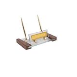 SANATBLOĞU AGORA ŞEFFAF SET KRİSTAL CAM SET DOĞAL DEKORATİF KRİSTAL MASA İSİMLİĞİ 3200 CLK-522