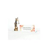 SANATBLOĞU AVUKAT İSİMLİĞİ 3D MODERN GÖRÜNÜMLÜ SANAT ŞEFFAF MASA İSİMLİĞİ CLK-1882