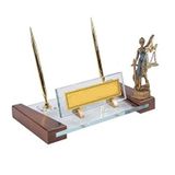 SANATBLOĞU AVUKATLAR İÇİN AGORA ŞEFFAF SET KRİSTAL CAM SET DOĞAL DEKORATİF KRİSTAL MASA İSİMLİĞİ 5080 CLK-1568
