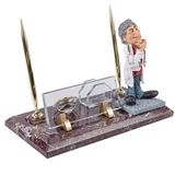 SANATBLOĞU DOKTORLAR İÇİN MESLEKİ BİBLOLU DOĞAL DEKORATİF MERMER MASA İSİMLİĞİ 2020 CLK-1726