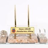 SANATBLOĞU EFES KREM SET MASA İSİMLİK HEDİYELİK OFİS MASA İSİMLİK CLK-1673
