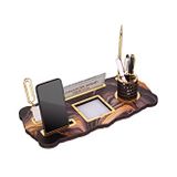 SANATBLOĞU EL YAPIMI OVAL AMAZON DESENLİ AHŞAP MASA İSİMLİĞİ CLK-1175