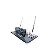 SANATBLOĞU KRİSTAL FÜME SET MASA İSİMLİĞİ PREMİUM ŞIK OFİS HEDİYELİK CLK-499