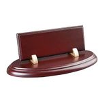 SANATBLOĞU LARINA EKONOMİK AHŞAP BORDO MASA İSİMLİK EKONOMİK ŞIK OFİS MASA İSİMLİĞİ 222 CLK-568