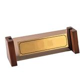 SANATBLOĞU LİKYA BRONZ MASA İSİMLİK EKONOMİK VE ŞIK BİR HEDİYE OFİS MASA İSİMLİĞİ 311 CLK-1646
