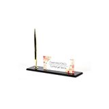 SANATBLOĞU MESLEKİ 3D MODERN OFİS MASA İSİMLİK ALTIN SET CLK-1233