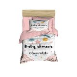 Sanatella %100 Pamuklu Baby Shower White Yenidoğan Kız Bebek Nevresim Takımı
