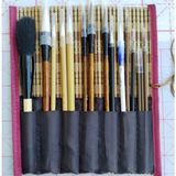 Sanathobi Çini Tahrir, Seramik Boyama, Çini Boyama, Vazo, Sırlama, Resim, Hasır Fırçalık, Brush Yazı-18 Parça - Çok Renkli
