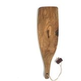 Sanathobi Doğal Ceviz Ağacı Kesme Tahtası-Özel Tasarım- 47X14X1.5CM No:4