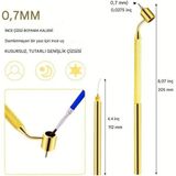 Sanathobi Hazneli çizgi boya kalemi, aplikatör, çini boyama, hazneli trilin, çizikleri onarmak-0.7mm