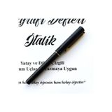 Sanathobi Kaligrafi Dolma Kalem, Italik Yazı, Kaligrafi Yazı 1.8Mm (N Kesik)