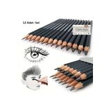 Sanathobi Kara Kalem Çizim Seti, Eskiz Kalem Seti, Dereceli Kalem Çizim Set, Eskiz Yapmak Ve Tonlama-12Li