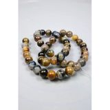 Sanatın Ve Doğanın Mükemmel Tuvali: Parlak Picasso Jasper Küre Kesim 8Mm Dizi