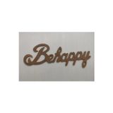 Sanatsal Dünya Boyanabilir 3Mm Mdf Yazı Behappy 11X36