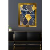 Sanatsal Gold Tek Parça Pleksi Tablo, 60 x 80, PT-008