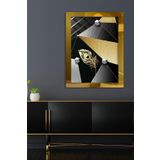Sanatsal Gold Tek Parça Pleksi Tablo, 60 x 80, PT-013