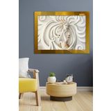 Sanatsal Gold Tek Parça Pleksi Tablo, 60 x 80, PT-110