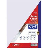 Sanatsal Hobi Kraf Resim Kağıdı 50X70 cm 100'LÜ Paket - Renkli