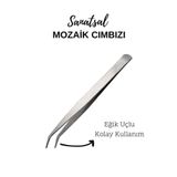 Sanatsal Mozaik Mozaik Cımbızı Eğik Uçlu Çelik Cımbız