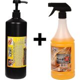 Sanayi Kimya Granüllü El Temizleme Kremi ( Sabunu ) 1 kg & Susuz Motor Temizleyici Konsantre (1/5) 1 Litre